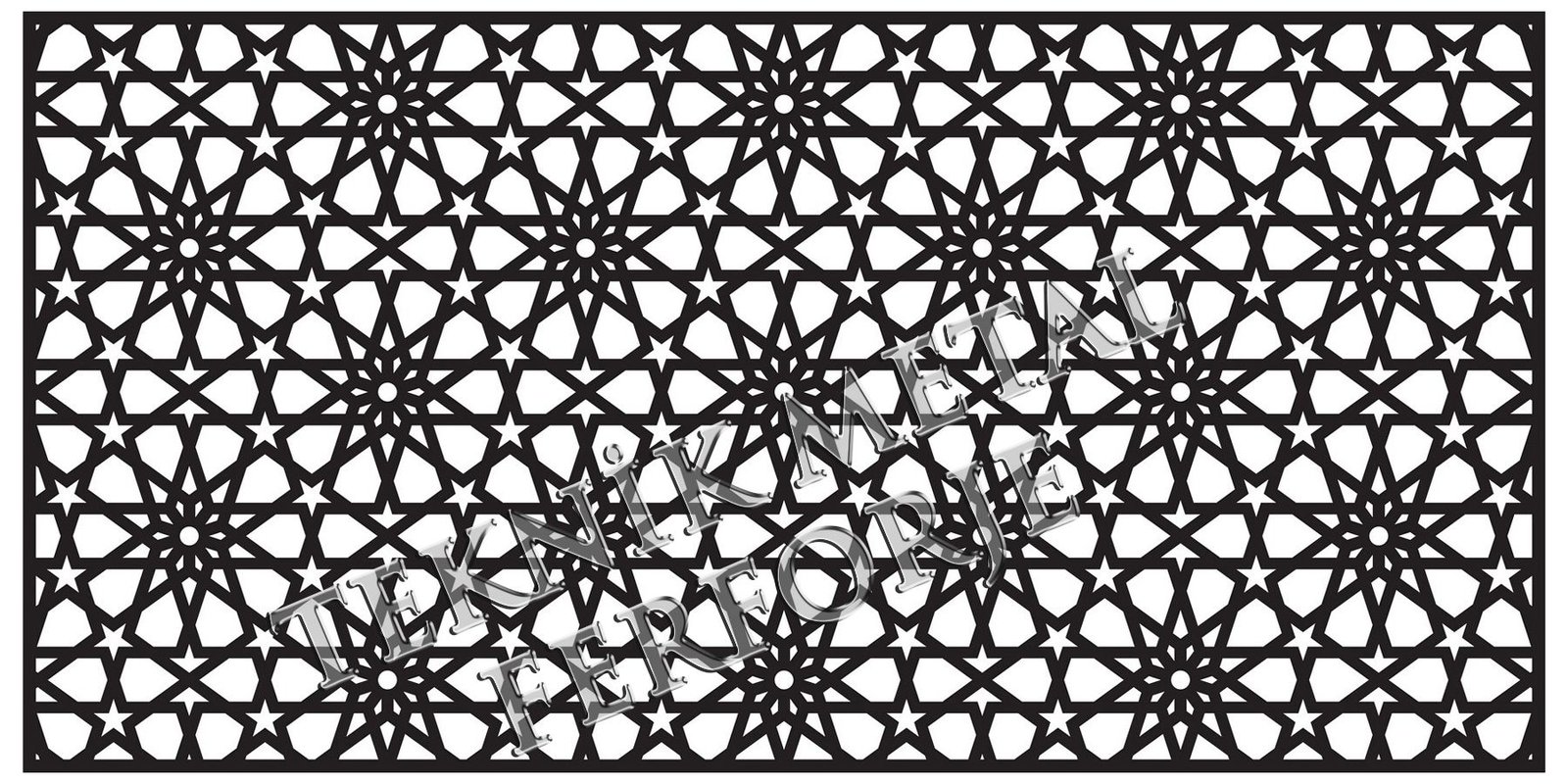 Selçuklu Motifi Merdiven Korkuluğu Desen